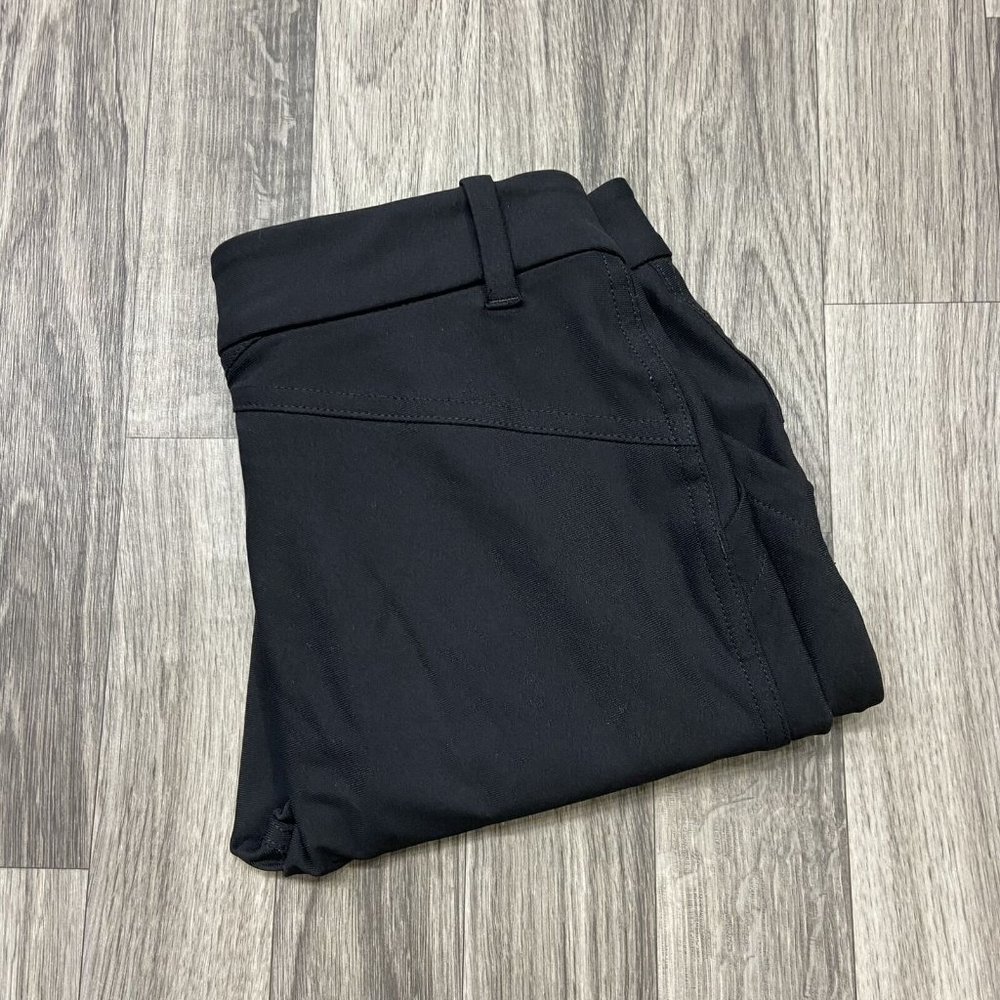 IVIVA Low Rise Flat Front Black Cropped Pants Girl's Size Large